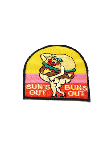 Catch the Patch Suns Out Buns Out Burger SommerApplikation Bügelbild inBunt