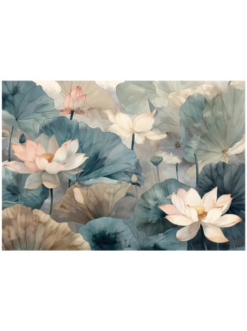 WALLARENA Fototapete Blumen in Grün
