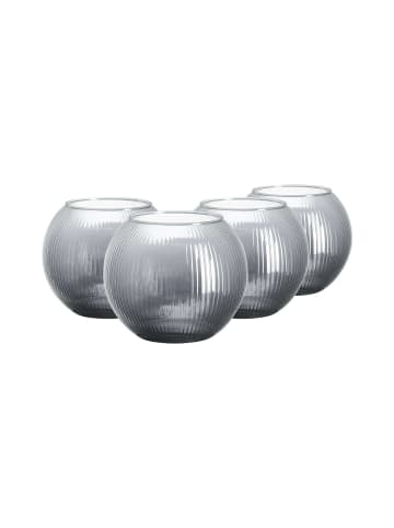 Ritzenhoff & Breker 4er Set Windlichter Elysia in Silber ø 19 cm