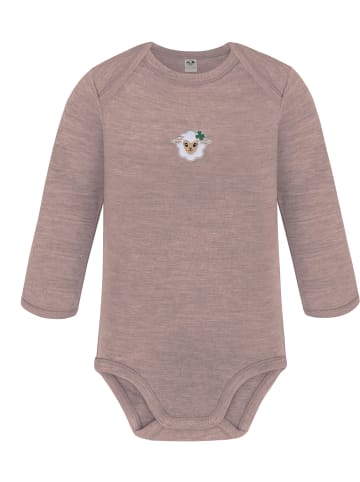 Normani Outdoor Sports Baby Merino Body Langarm Auckland in Rosa