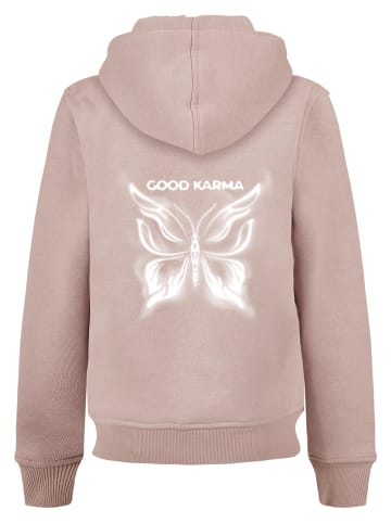 Mister Tee Mister Tee Karma Butterfly Basic Kids Hoody in duskrose