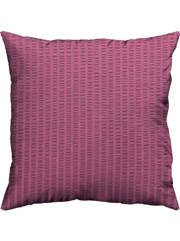 Erwin Müller Seersucker Kuschelkissenbezug in pink-lila