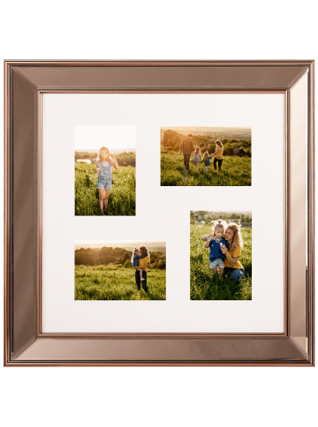 Beliani Fotorahmen DABOLA in Kupfer - (W) 52 x (H) 52 x (L) 3 cm
