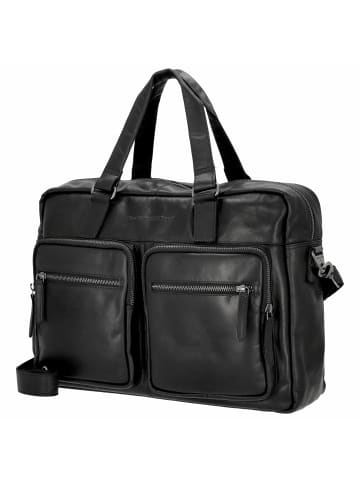 The Chesterfield Brand Misha - Aktentasche 17" Leder 43 cm (black) in schwarz