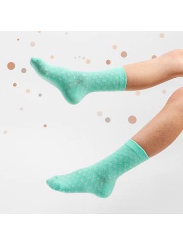 Occulto 10er Pack farbige Kindersocken Estilo in Mint