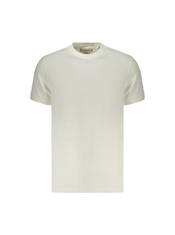 Weiß Baumwolle Herren T-Shirt