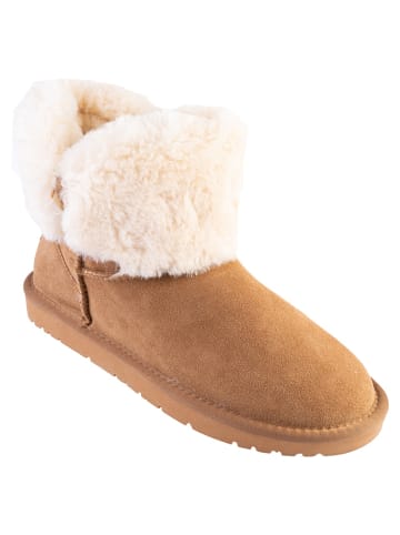 BIOSOFT Winterstiefel Fluffy Bootleg in Chestnut