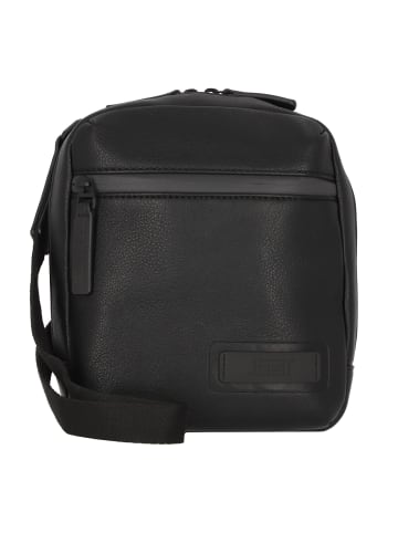 Jost Riga Umhängetasche Leder 20 cm in schwarz