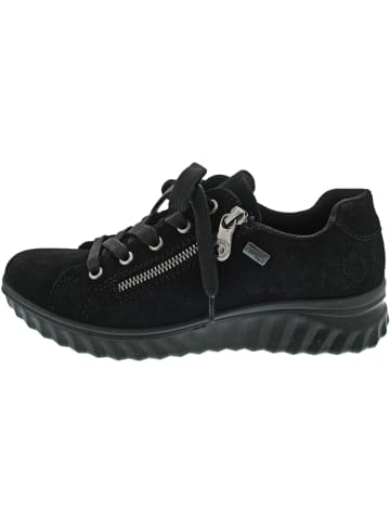 rieker sportlicher Schnürer Schwarz