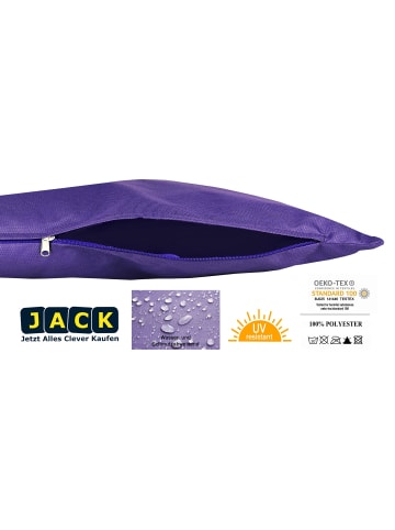 JACK 2er Set Outdoor Kissenhülle 30x50cm in Lila
