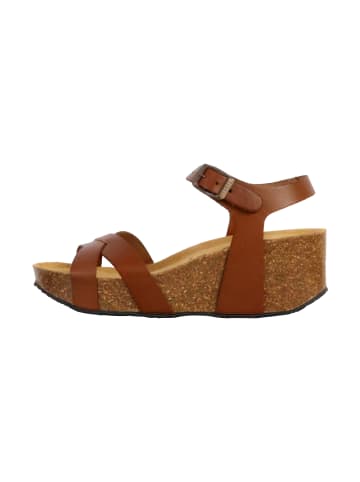 Plakton So Final Leder Keilsandalen Braun