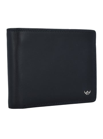Golden Head Polo Geldbörse RFID Schutz Leder 12.5 cm black