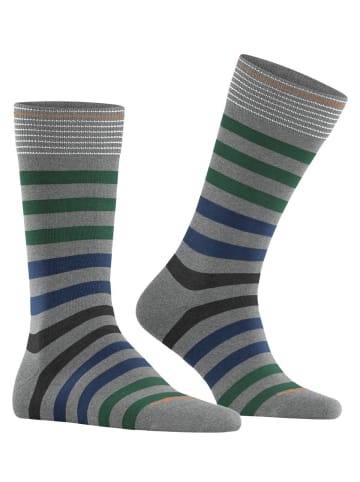 Burlington Socken 1er Pack in Grau/Blau/Grün