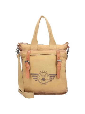 Greenburry Vintage Aviator Schultertasche 36 cm in camel