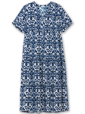 sheego Sommerkleid in ecru-gemustert