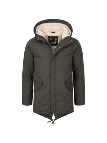 Alessandro Salvarini Winterjacke A. Salvarini Herren Winter Parka AS138 in Dunkelgrau