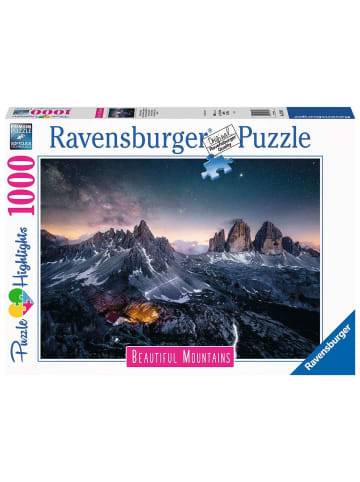 Ravensburger Puzzle 1.000 Teile Drei Zinnen, Dolomiten Ab 14 Jahre in bunt