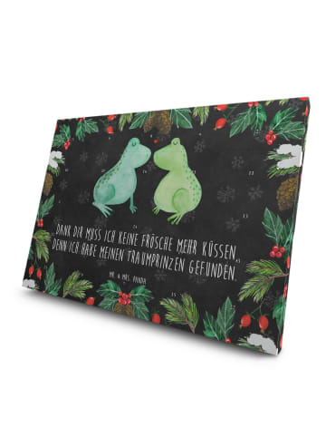 Mr. & Mrs. Panda Tee Adventskalender Frosch Liebe mit Spruch in Kreidetafel