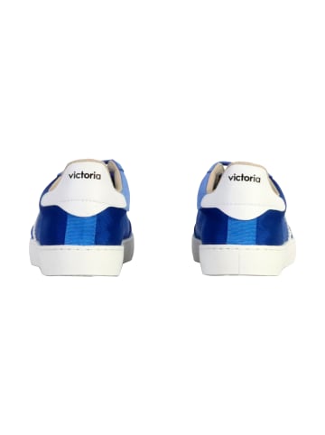 Victoria Niedrige Sneaker aus Leder Blau