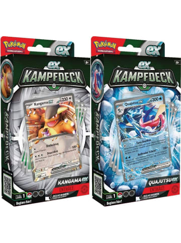 Pokémon Pokémon EX-Kampfdeck Quajutsu oder Kangama in Mehrfarbig ab 6 Jahre