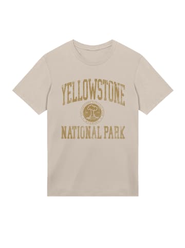 F4NT4STIC T-Shirt US National Parks Yellowstone Wyoming in sand