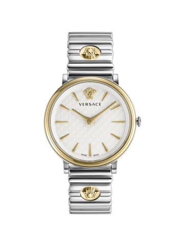 Versace Analoguhr für Damen in silber