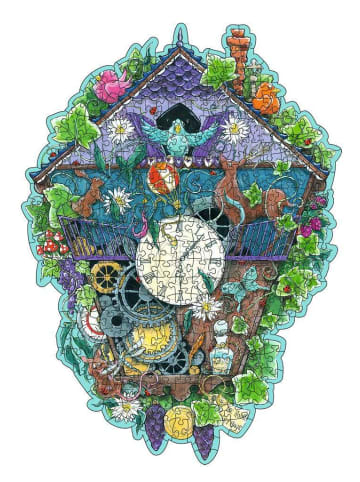 Ravensburger Puzzle 300 Teile WOODEN Puzzle - Kuckucksuhr - konturgeformtes Holzpuzzle mit 300 Teilen Ab 12 Jahre in bunt