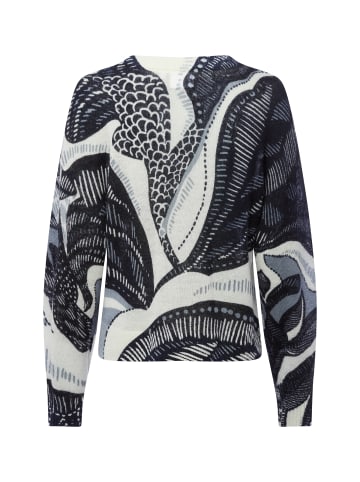 comma Pullover in marine ecru - 0001