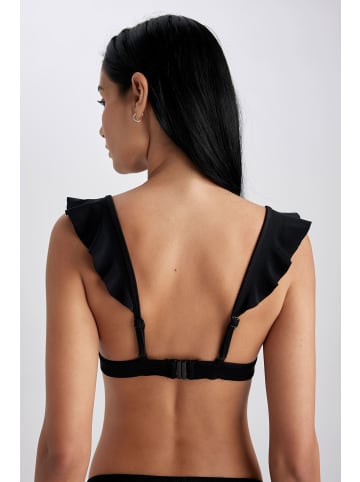 DeFacto Triangel-Bikini-Top REGULAR FIT in Schwarz