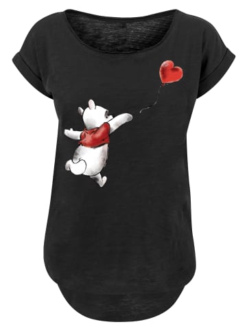 F4NT4STIC Long Cut T-Shirt PLUS SIZE Winnie The Pooh Winnie & Balloon in schwarz