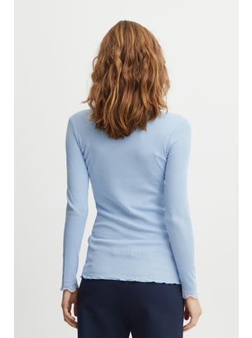 Fransa Langarmshirt in blau