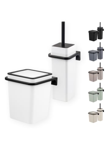 bremermann 2tlg. Bad-Set SAVONA Softtouch ca. 18 x 25 x 21 cm (B/H/T)