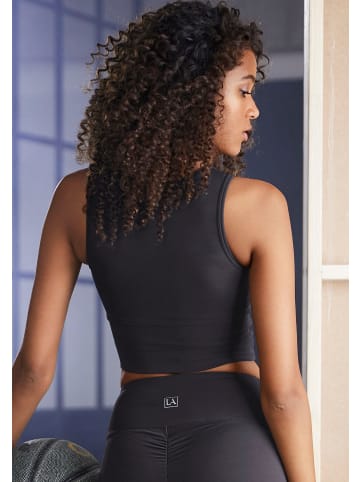 LASCANA ACTIVE Crop-Top in schwarz