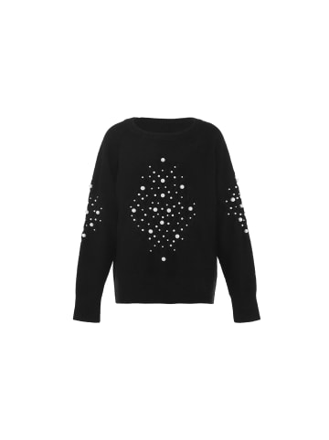 faina Damen Strickpullover in SCHWARZ