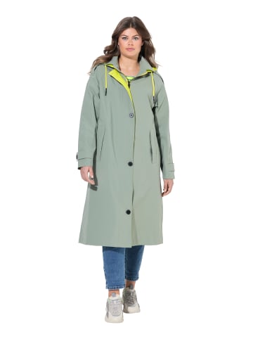 LAURASØN Mantel in mattes oliv