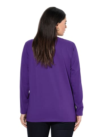 Ulla Popken Shirt in tiefes violett
