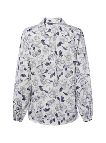 Marie Lund Blusenshirt in ecru marine - 0008