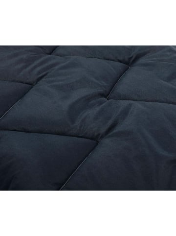 Cheffinger Mikrofaser-Steppdecke in Navyblau für 4 Jahreszeiten, atmungsaktiv in Navyblau