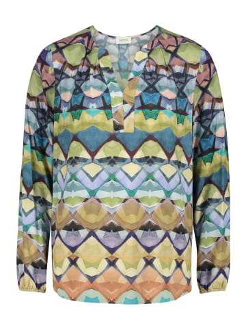 CARTOON Casual-Bluse mit Muster in Green/Blue