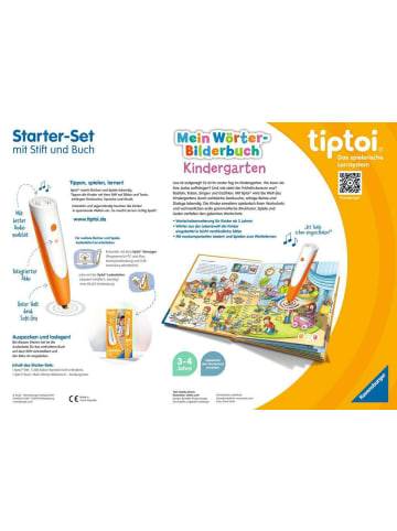 Ravensburger Spiel mit Elektronik tiptoi® Starter-Set: Stift und Wörter-Bilderbuch Kindergarten - ab 3 Jahre 3-4 Jahre in bunt