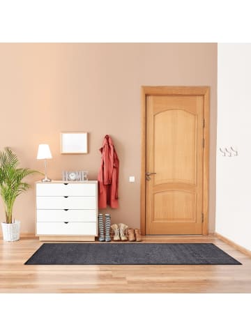 relaxdays Schmutzfangmatte in Schwarz/Grau - (B)200 x (T)80 cm