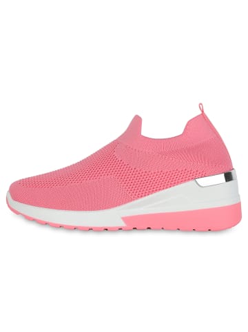 VAN HILL Slip Ons Clarissa in Neon Pink