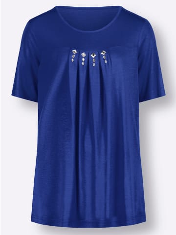 Sieh an! Kurzarmshirt in royalblau