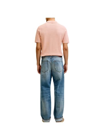Jack and Jones Poloshirt Bluriley Knit Polo in Peach