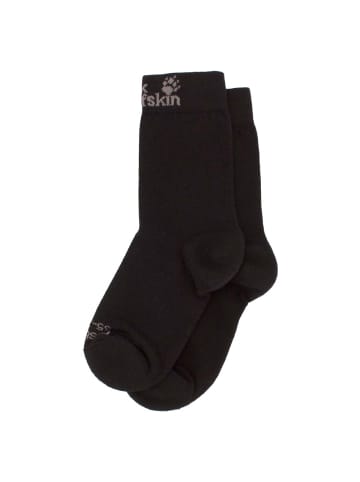 Jack Wolfskin Accessoires Casual Sock Classic Cut (2x) socks in Schwarz