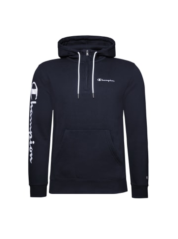 Champion Kapuzenpullover Hooded Half Zip in dunkelblau