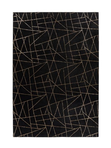 Teppich Boss Kurzflor Teppich Baja 125 - Schwarz / Gold