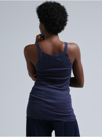 Seamless Basic Top Silky in Navy