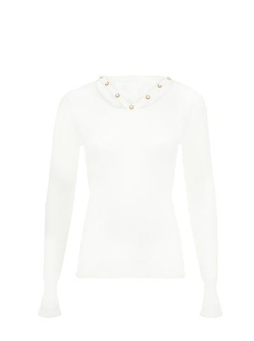 leo selection Strickpullover in Weiss