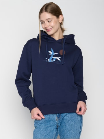 GreenBomb Sweatshirt Animal Goose Family in Marineblau